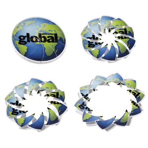 Photo of All White Incredible Expanding Flying Disc Toy