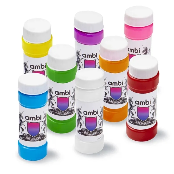 Assorted Colors color option for Bubbles With Digital Label   2 Oz.