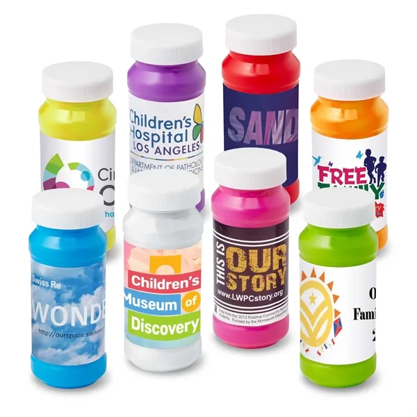Orange color option for Bubbles With Digital Label   4 Oz.