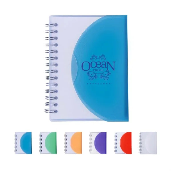 Translucent Red color option for Two Tone Spiral Notebook