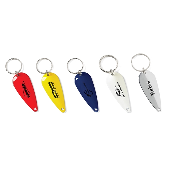 White color option for Spoon Lure Keychain