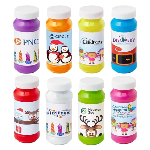 Main photo of 4 Oz. Bubbles With Stock Holiday/Winter Theme Digital Label