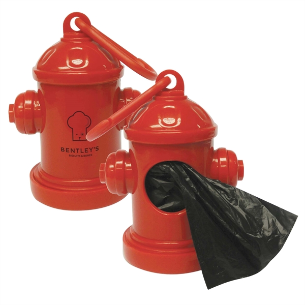 Red color option for Fire Hydrant Baggie Dispenser