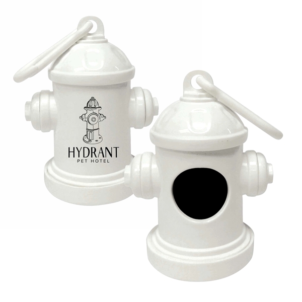 White color option for Fire Hydrant Baggie Dispenser