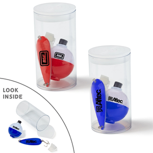 Photo of 2 1/4" Small Spoon Lure And 1 1/2" Bobber In Tube