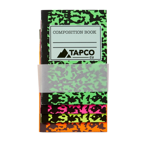 Main photo of Mini Neon Composition Notebook Set
