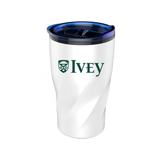 White color option for 14 Oz. Stainless Steel Twisting Tumbler