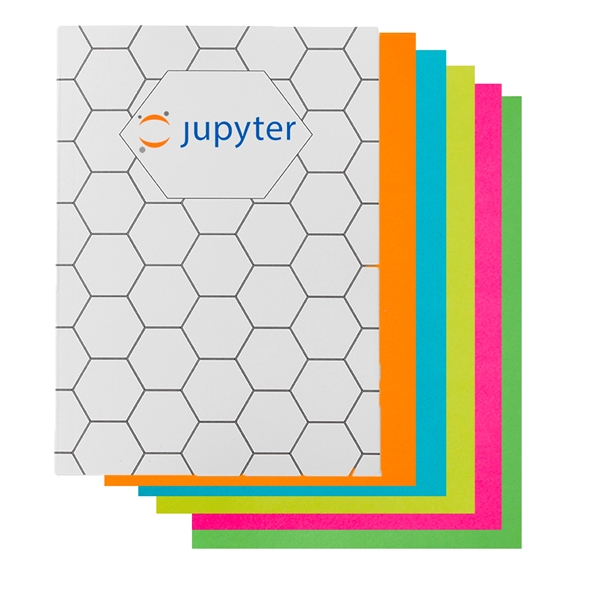 White-Neon Green color option for Neon Hex Journal