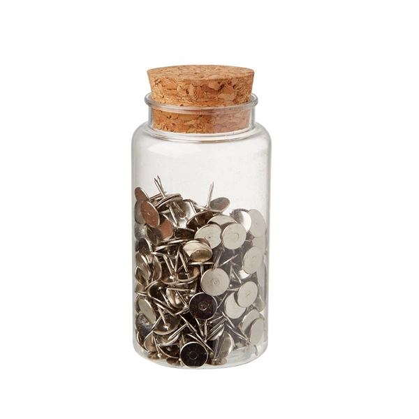 Silver color option for Push Pins In Jar