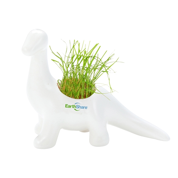 White color option for Dinosaur Planter