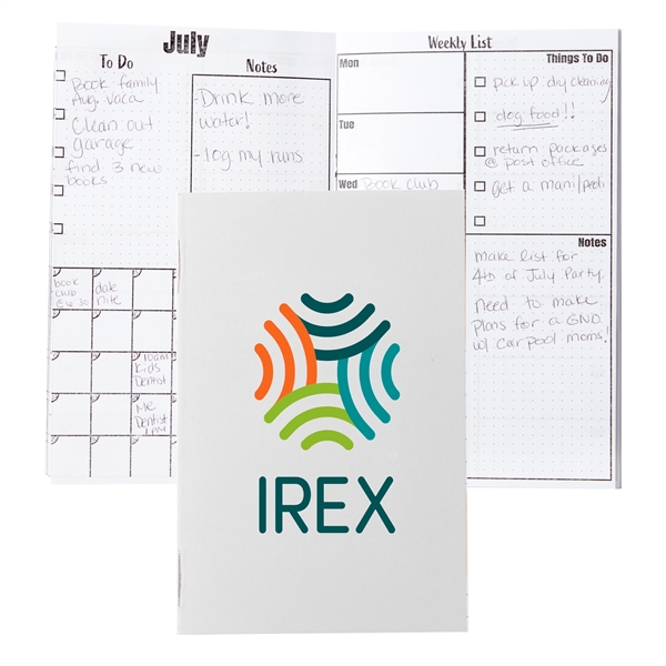 White color option for 5" X 8" Calendar