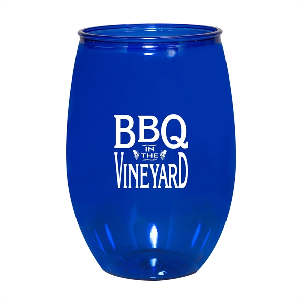 Blue color option for 16 Oz. Stemless Wine Tumbler