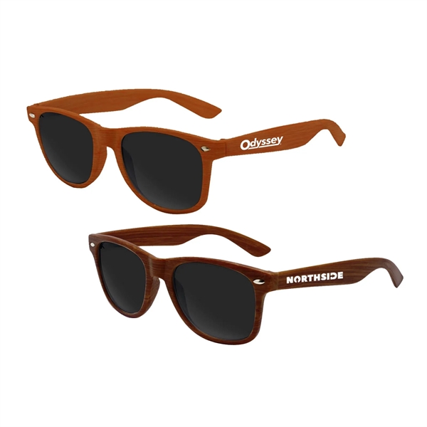 dark Brown color option for Wood Tone Sunglasses