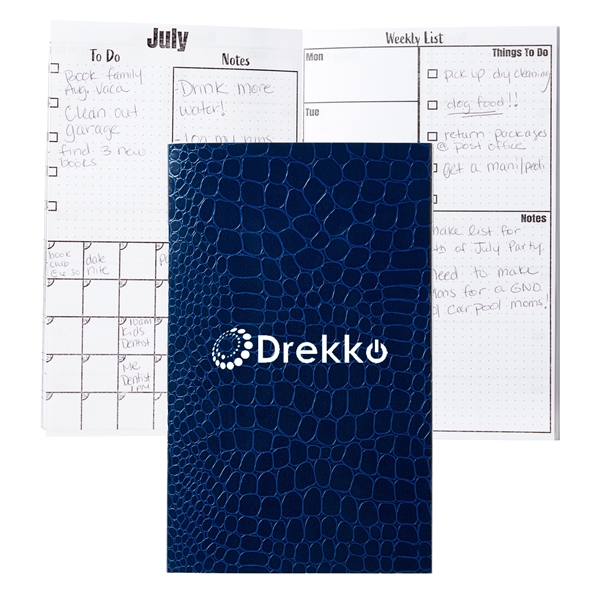 Blue color option for 5" X 8" Crocodile Calendar