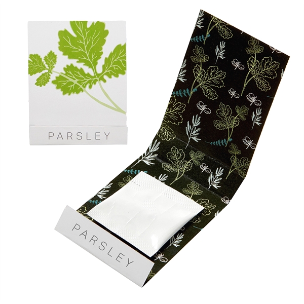 White color option for Parsley Seed Matchbooks