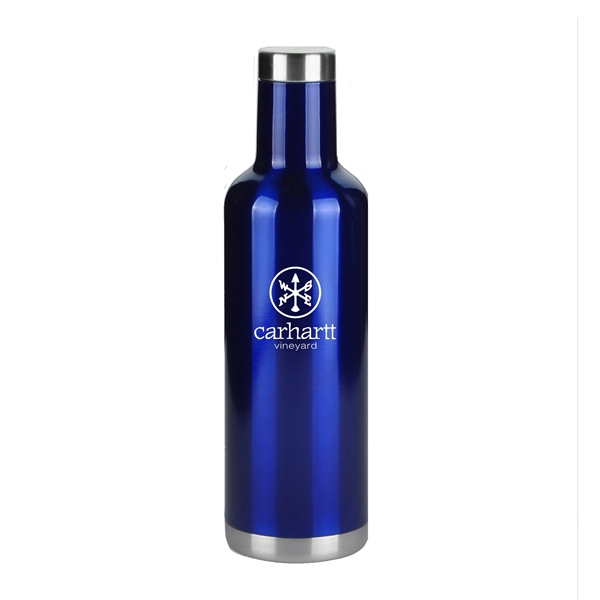 Blue color option for 25 Oz. Stainless Steel Vacuum Insulated Wine Bottle