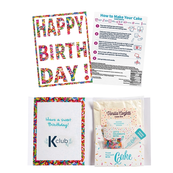 White color option for Insta Cake Birthday Cake In A Card