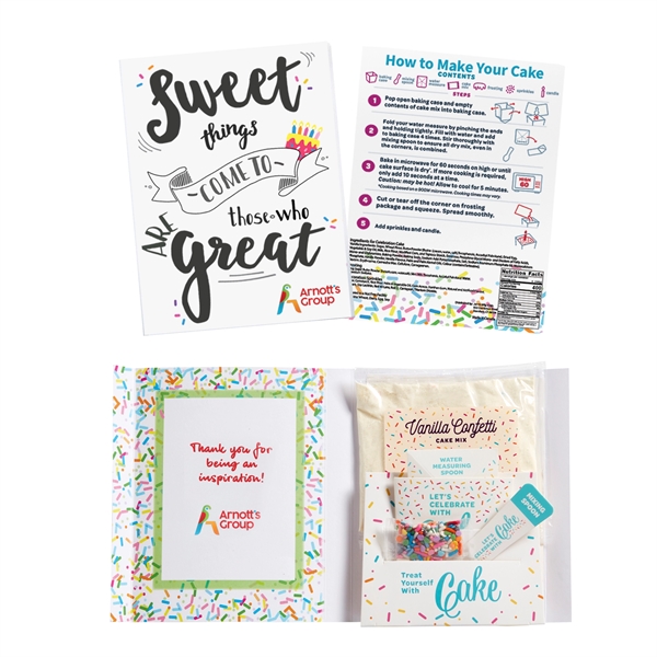 White color option for Insta Cake Appreciation Cake In A Card