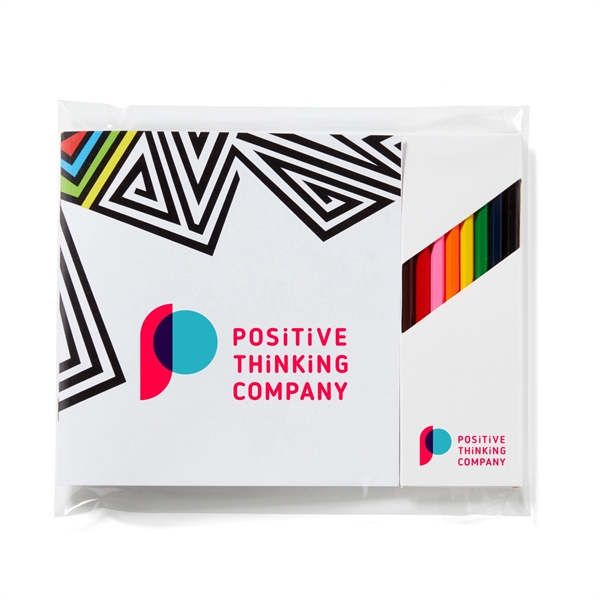 White color option for Shapes Adult Coloring Book