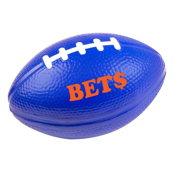 Reflex Blue color option for Football Stress Ball 3"