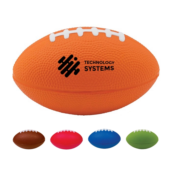 Reflex Blue color option for Football Stress Ball
