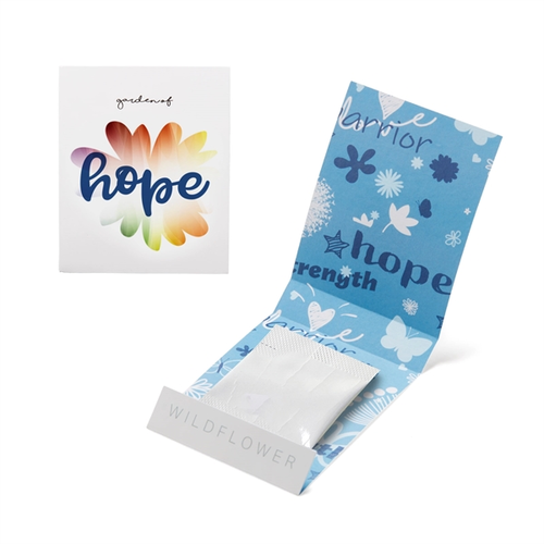 Main photo of Blue Garden Of Hope Seed Matchbook