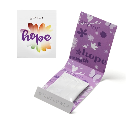 Main photo of Purple Garden Of Hope Seed Matchbook