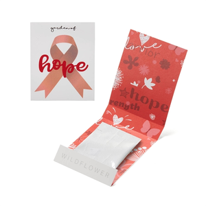Photo of Red Ribbon Garden Of Hope Seed Matchbook