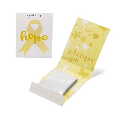 Main photo of Yellow Ribbon Garden Of Hope Seed Matchbook