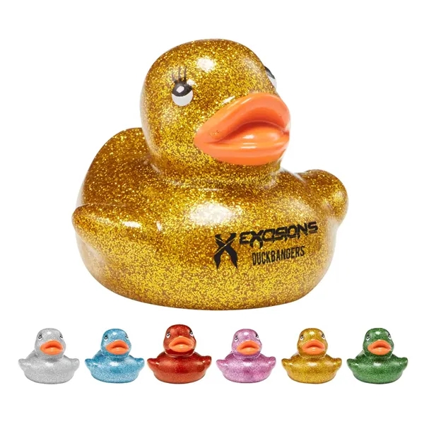 Green color option for Glitter Rubber Ducks