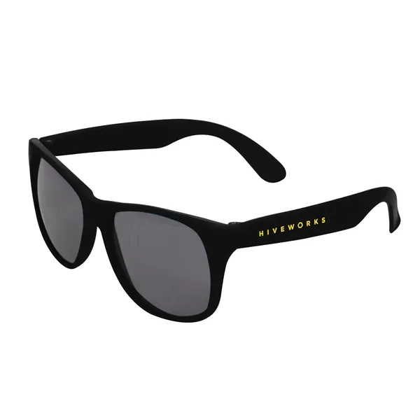 Black color option for Single Color Matte Sunglasses
