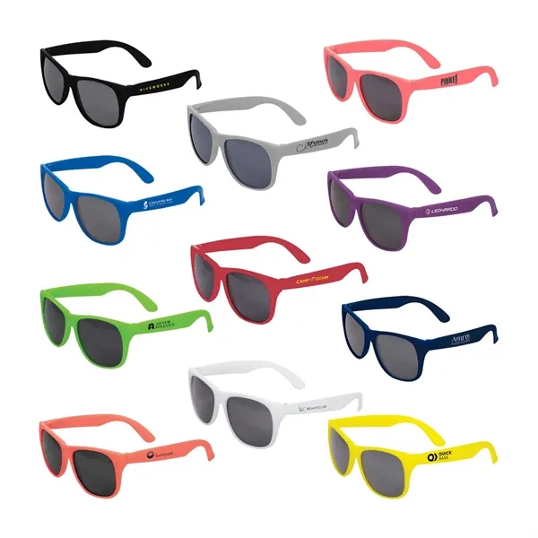 Blue color option for Single Color Matte Sunglasses