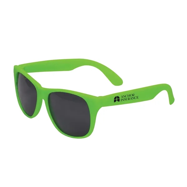 Lime Green color option for Single Color Matte Sunglasses