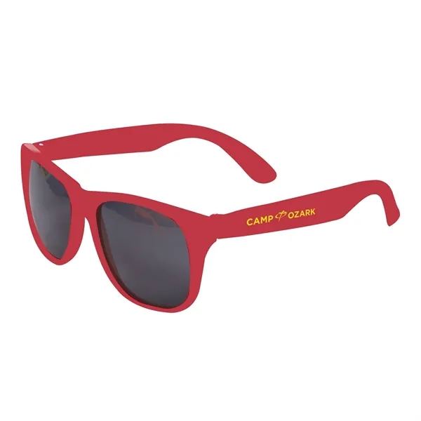 Red color option for Single Color Matte Sunglasses