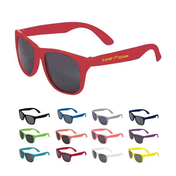 Teal color option for Single Color Matte Sunglasses