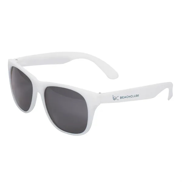 White color option for Single Color Matte Sunglasses