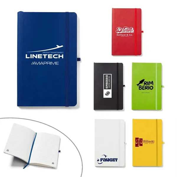 Blue color option for Eco Soft Cover Journal Notebook With Pen Loop
