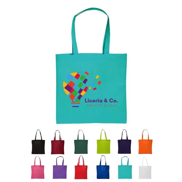 Purple color option for Full Color Non Woven Tote Bag