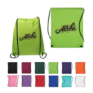 Photo of Full Color Drawstring Cinch Up Backpack