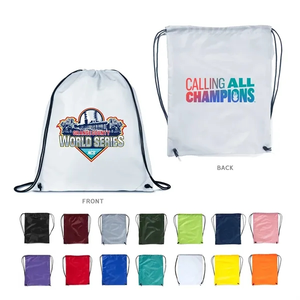 Photo of Full Color Drawstring Cinch Up Backpack