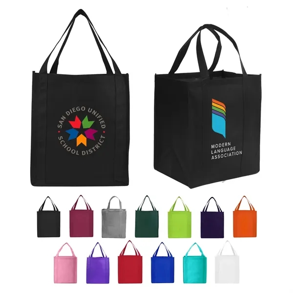 Black color option for Full Color Non Woven Tote Bag