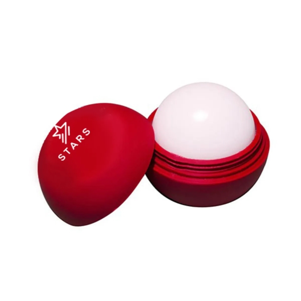 Dark Red color option for Round Scented Lip Balm