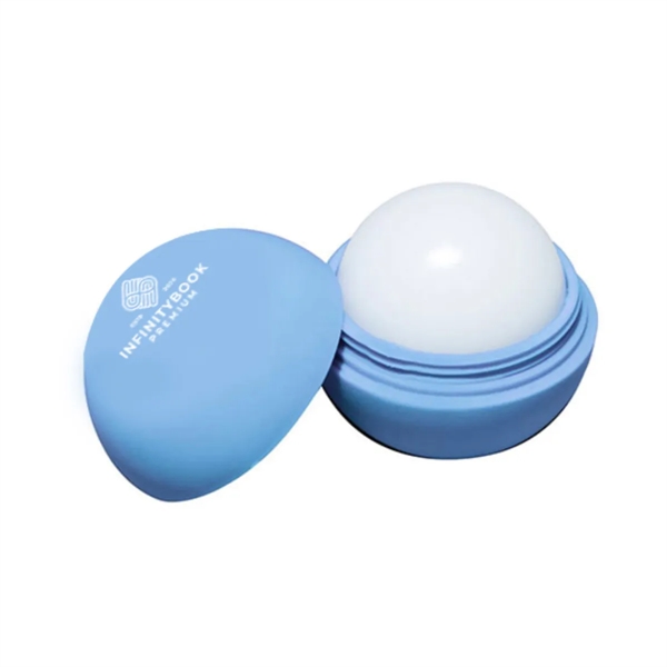 Light Blue color option for Round Scented Lip Balm