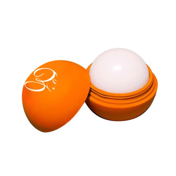 Orange color option for Round Scented Lip Balm