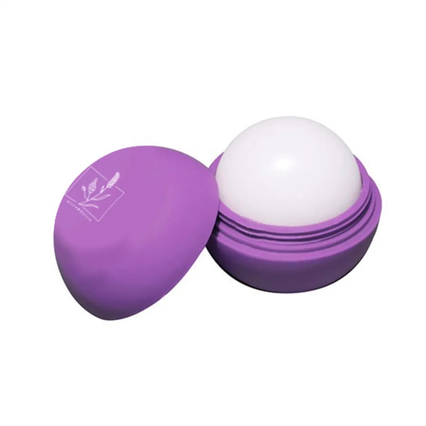 Purple color option for Round Scented Lip Balm