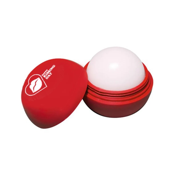 Red color option for Round Scented Lip Balm