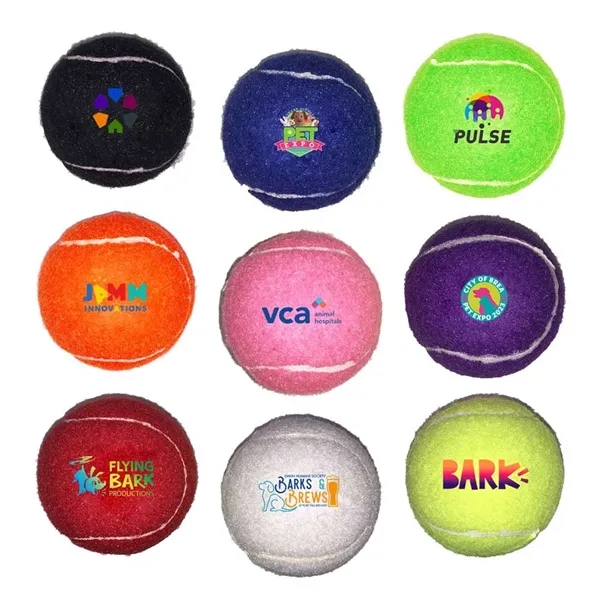 Pink color option for Full Color Pet Tennis Ball Toy