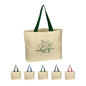 Photo of Natural Cotton Canvas Tote Bag