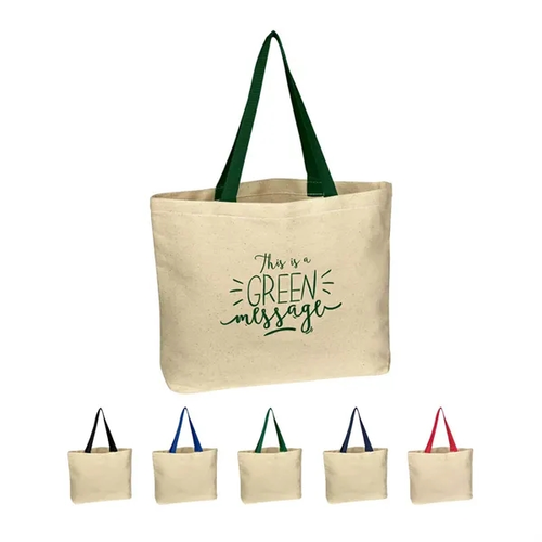 Main photo of Natural Cotton Canvas Tote Bag