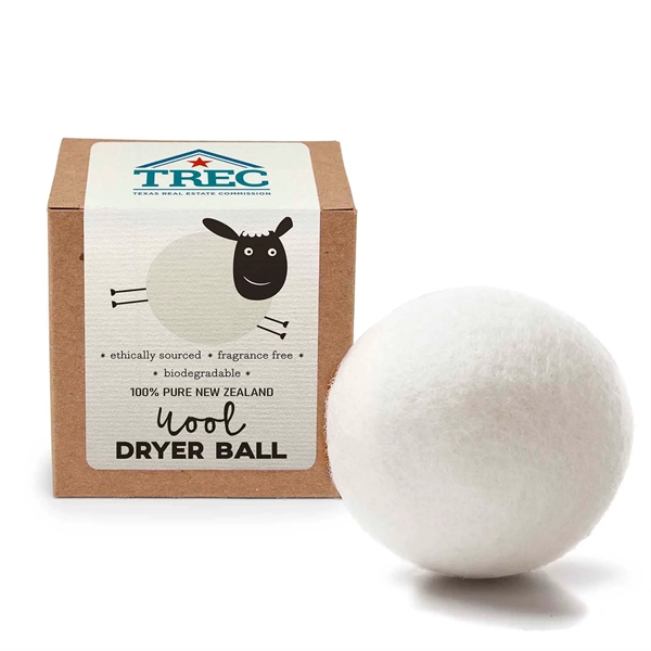 Kraft Brown color option for Single Wool Dryer Ball
